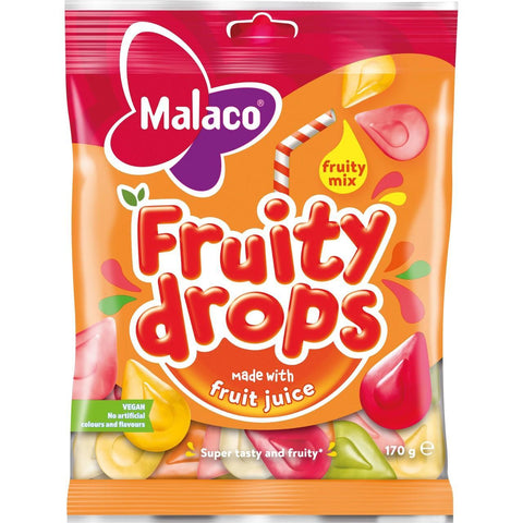 Malaco Godis Fruity Drops Mix - Candy Fruity Drops Mix - 170g-Swedishness