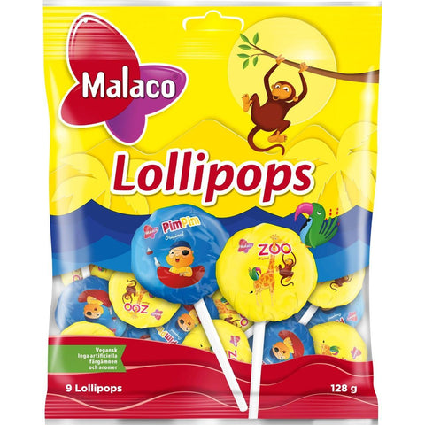 Malaco Lollipops - Lollipops - 128g-Swedishness
