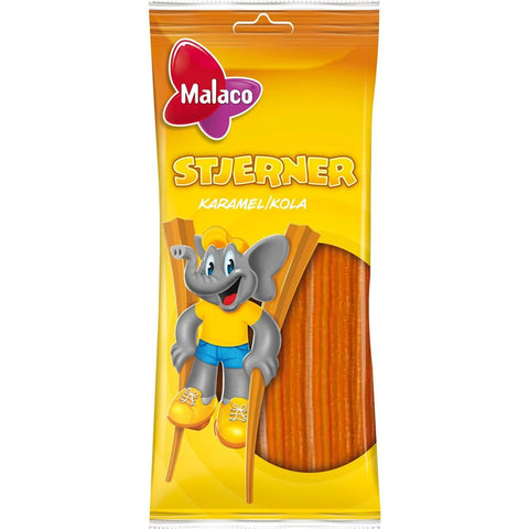Malaco Stjärnor Karamell - Stars Caramel - 92g-Swedishness