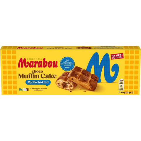 Marabou Choco Muffin Cake - Chocolate Muffin Cakes - 175g-Swedishness