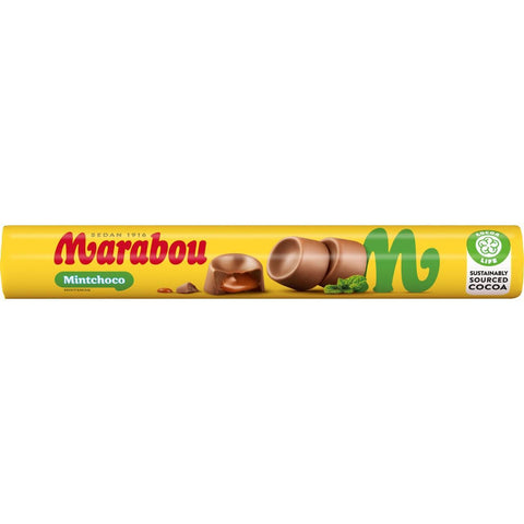 Marabou Mjölkchoklad Mintchoko Rulle - Milk Chocolate Mint Chocolate Roll - 78g-Swedishness