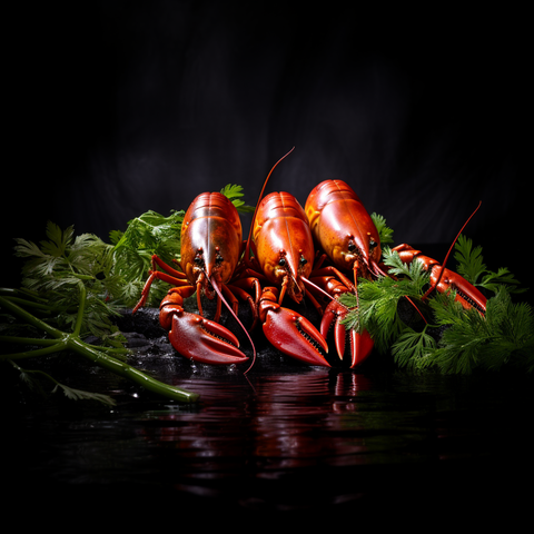 Marcus Kräftan Väderstad Frysta Signalkräftor - Frozen Cooked Swedish Crayfish 500 gr-Swedishness