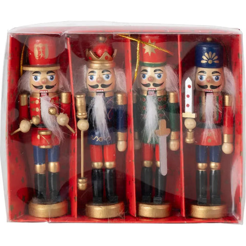 Nordic Season Nötknäppare - Nutcracker 12 cm 4-p-Swedishness