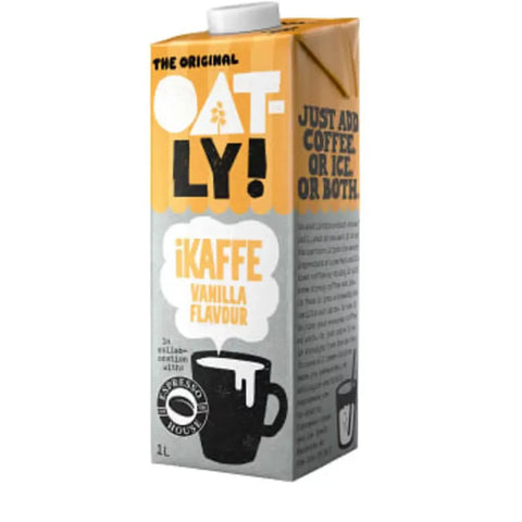 Oatly Havredyck iKaffe Vanilla - Oatmeal Dip in Vanilla - 1 l-Swedishness