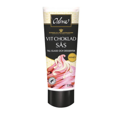 Odense Dessertsås Vit Choklad - Ice cream sauce White Chocolate - 250g-Swedishness