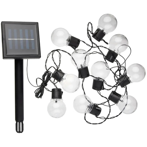 Output Solcellsslinga klotlampor 10 st - Solar string globe lights 10 pcs-Swedishness