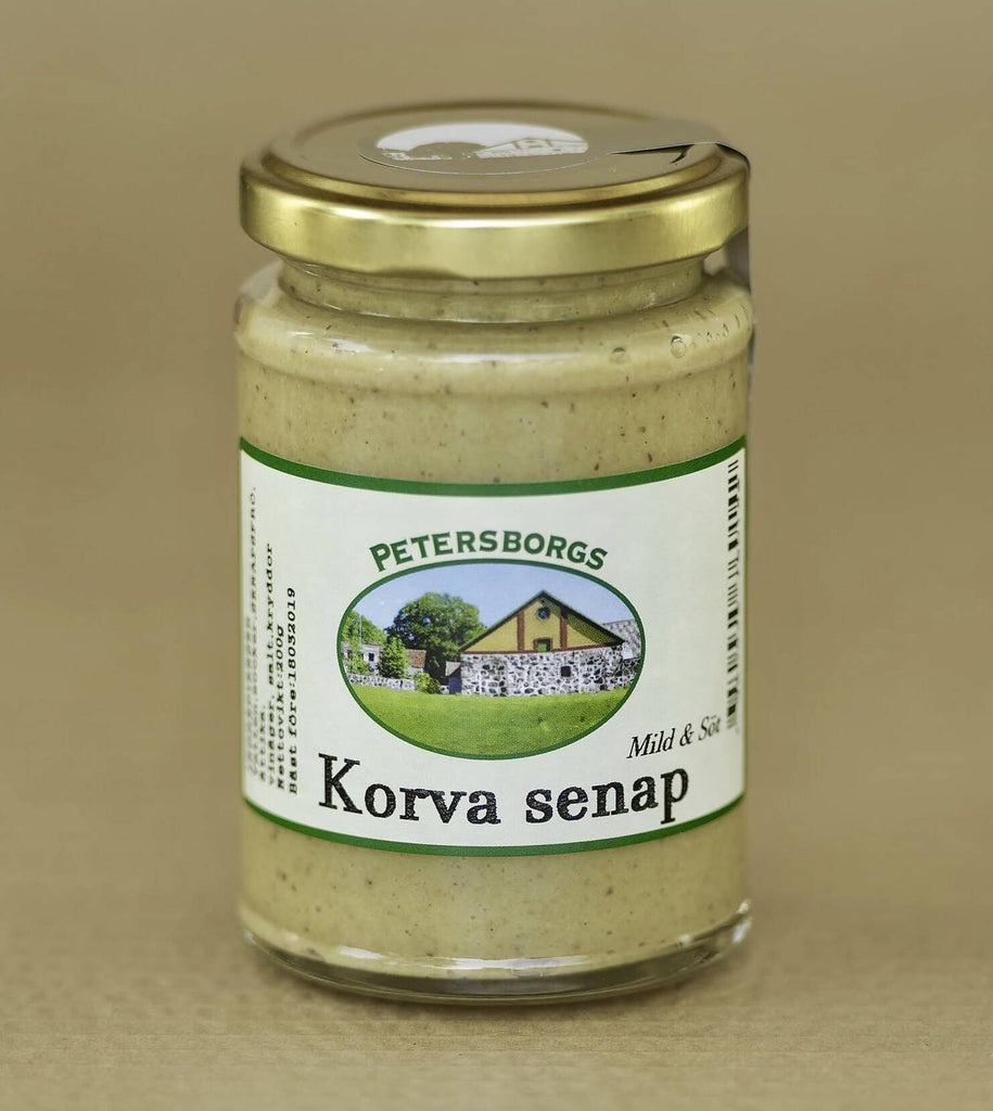 Petersborg Senap Korva - Sausage Mustard 200g-Swedishness