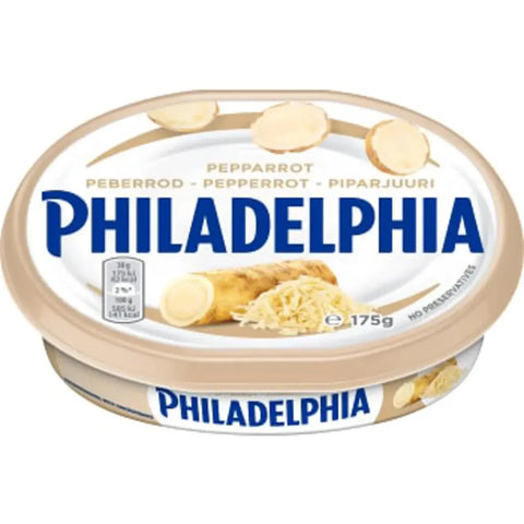 Philadelphia Färskost Pepparrot - Cream Cheese Horseradish - 175g-Swedishness