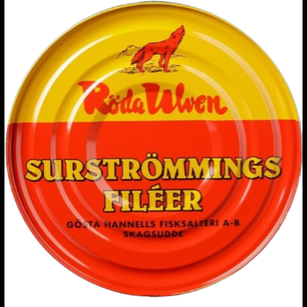 Röda Ulven Surströmming Filé - Fermented Herring 480/300g-Swedishness