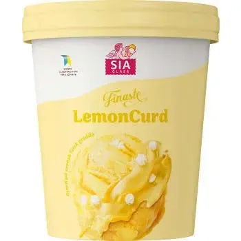 SIA GLASS Gräddglass Vår Finaste Lemon Curd - Ice cream Our Finest Lemon Curd - 500ml-Swedishness