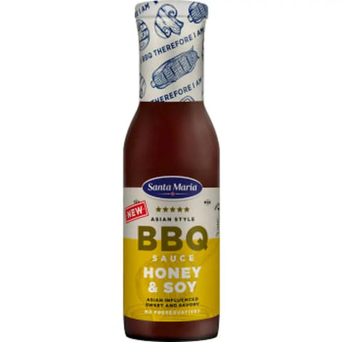 Santa Maria BBQ Sås Honung Soja - BBQ Sauce Honey Soy - 350g-Swedishness