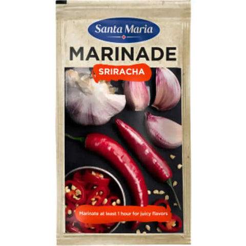 Santa Maria Bbq Marinad Sriracha - Bbq Marinade Sriracha - 75g-Swedishness