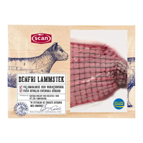 Scan Lammstek Benfri - Lamb roast Boneless - 765 g-Swedishness