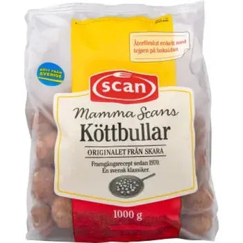 Scan Mamma Scans Köttbullar - Meatballs 1kg-Swedishness