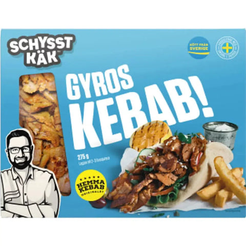 Schysst Käk Gyroskebab - Gyros kebab - 275g-Swedishness