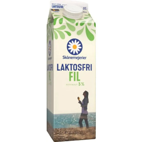 Skånemejerier Laktosfri Filmjölk 3% - Sour Milk Lactosefree 1l-Swedishness
