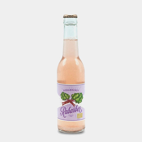 Sodabruket Rabarber Soda - Rhubarb Soda - 275 ml-Swedishness