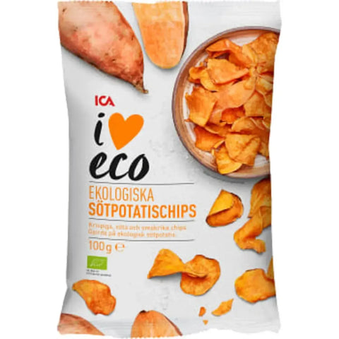 Sötpotatischips - Sweet potato chips - 100 g-Swedishness