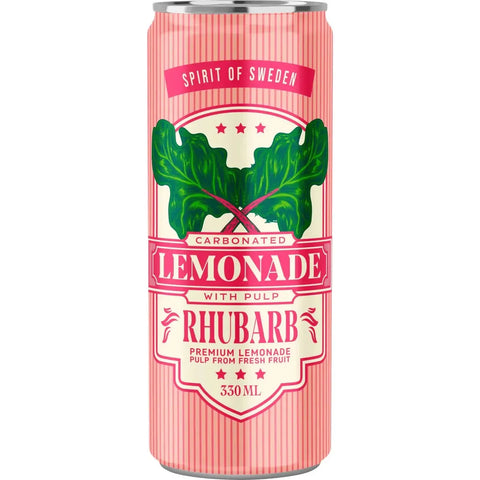 Spirit of Sweden Lemonad Rabarber - Lemonade Rhubarb drink - 33cl-Swedishness