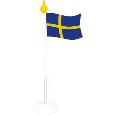 Svensk flagga med fot - Swedish flag with foot-Swedishness