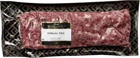 Svenskt Skogsvilt Vildsvin Färs - Frozen Minced meat of Wild Boar - approx. 350g-Swedishness