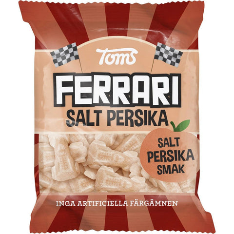 Toms Godispåse Ferrari Salt Persika - Candy bag Ferrari Salt Peach - 110g-Swedishness