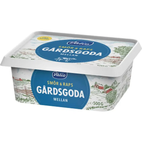Valio Bredbart Smör Gårdsgoda Normalsaltat 57% - Spreadable Butter - 500g-Swedishness
