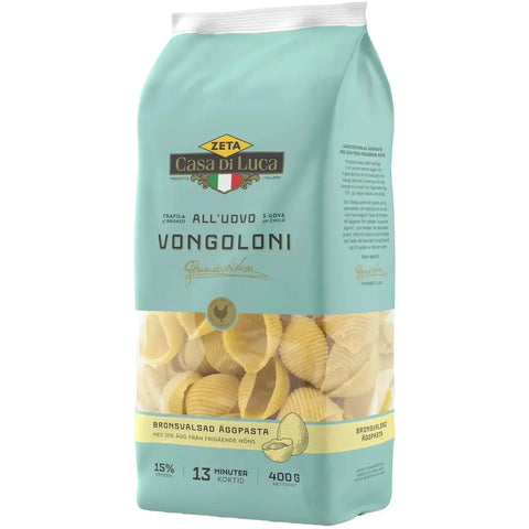 ZETA Pasta Vongoloni - Pasta 400g-Swedishness