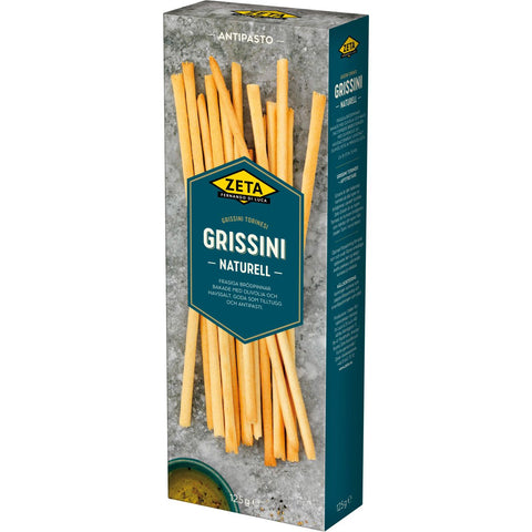 Zeta Grissini Naturell – Classic Grissini Breadsticks - 125g-Swedishness