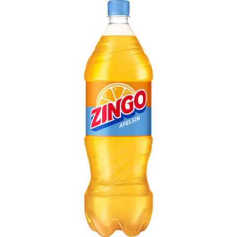 Zingo Läsk Apelsin - Soft drink Orange - 1,5l-Swedishness