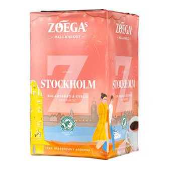 Zoegas Bryggkaffe Mellanrost Stockholm - Ground Roasted Coffee 450 g-Swedishness