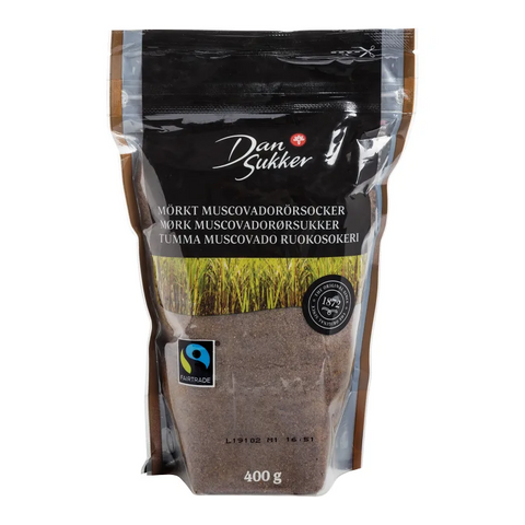 Dansukker Muscovadorörsocker Mörkt - Dark Muscovado Cane Sugar 400 g-Swedishness