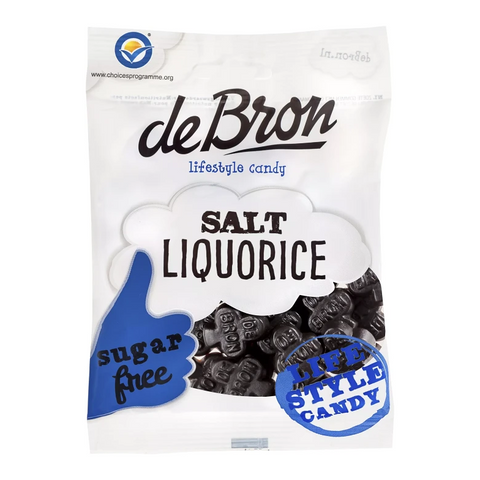 De Bron Saltlakrits sockerfri - Sugar free liquorice 100g-Swedishness