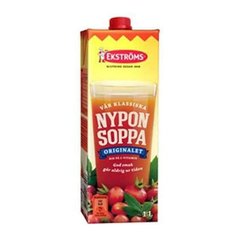 Ekströms Nyponsoppa original - Rose hip Soup 1 l-Swedishness