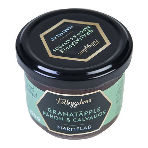 Falbygdens Granatäpple, Päron & Calvados Marmelad - Pomegrate, Pear and Calvados Marmelade 125 g-Swedishness