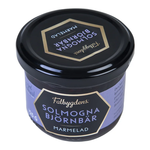 Falbygdens Solmogna Björnbär Marmelad - Blackberry Marmelade 125 g-Swedishness