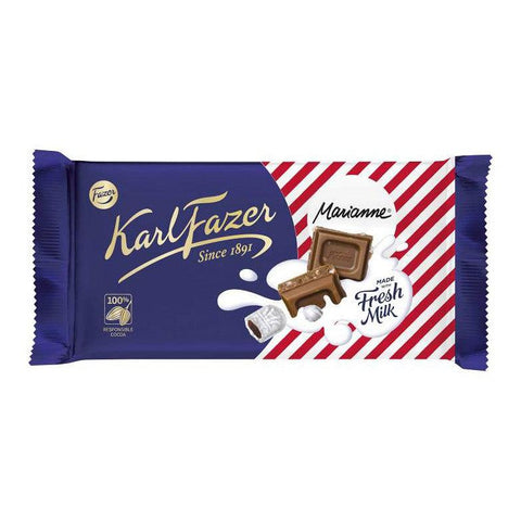 Fazer Chokladkaka Marianne - Chocolate bar Marianne 145g-Swedishness