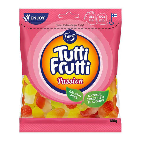 Fazer Passion Tutti Frutti - Jelly Passion Mix 180g-Swedishness