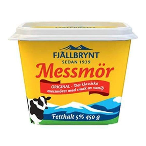 Fjällbrynt Orginal Messmör 5% - Whey Cheese 450 g-Swedishness
