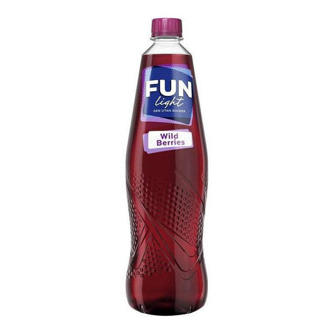 Fun Light Lightdryck Wild Berries Sockerfri - Sugar Free Syrup Wild Berries 1l-Swedishness