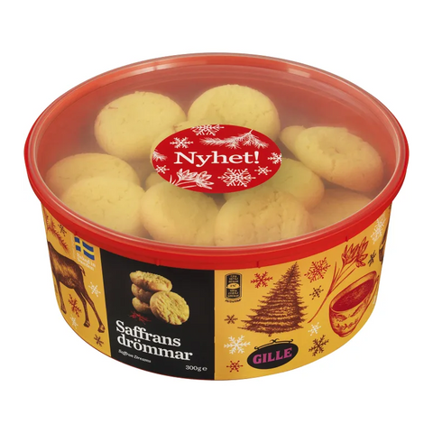 Gille Saffransdrömmar - Saffron Dream Cookies 300g-Swedishness
