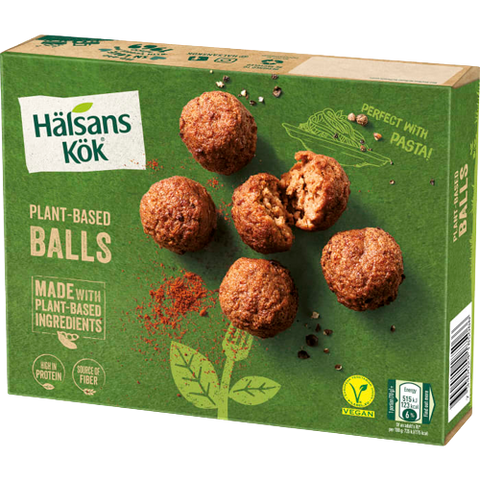 Hälsans Kök Veganska Bullar- Frozen Vegan Balls 300 g-Swedishness