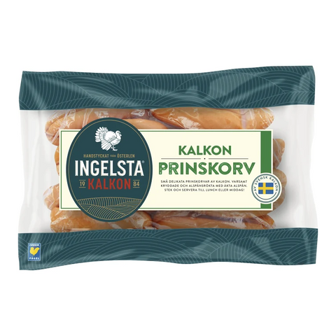 Ingelsta Kalkon Prinskorv - Turkey Sausage Prince Wienerli 320g-Swedishness