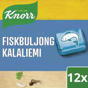 Knorr Fiskbuljong - Fish Stock 12 cubes 6L-Swedishness