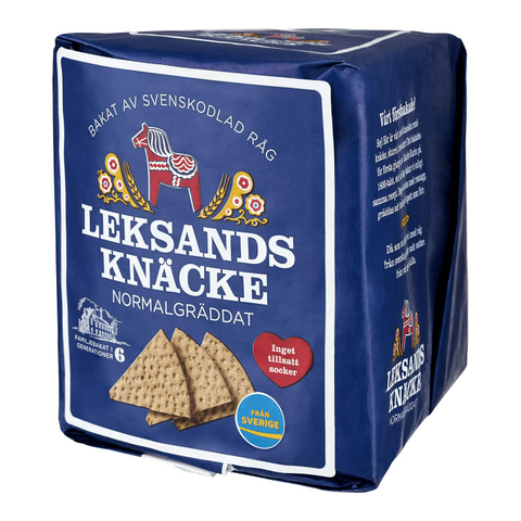 Leksands Knäcke Normalgräddat - Medium brown Crispbread 200 g-Swedishness