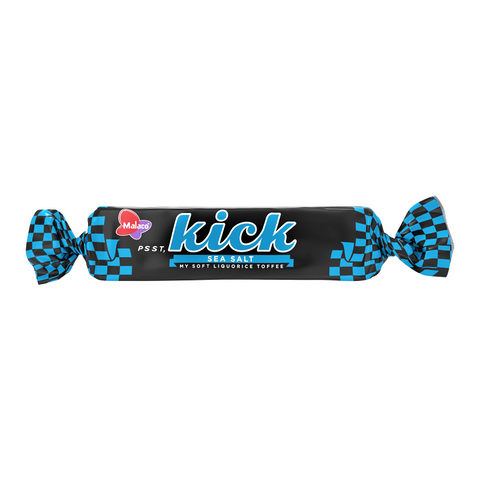 Malaco Kick sea salt - Liquorice Bar 19 g-Swedishness