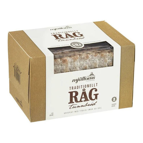 Mjälloms Rågtunnbröd - Thin Flatbread Rye 120g-Swedishness