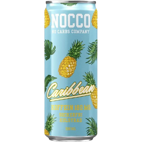 Nocco Caribbean - Carbonated Soda with Caffeine 33cl-Swedishness