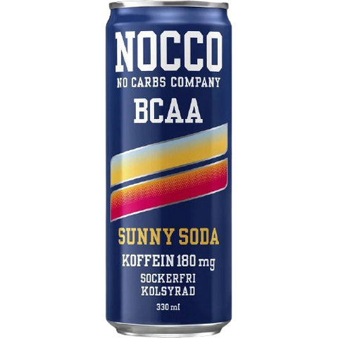 Nocco Sunny Soda - Carbonated Soda with Caffeine 33cl-Swedishness