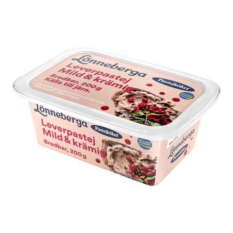 Pastejköket Leverpastej Mild & Krämig - Liverpaté spreed Mild & Creamy 200 g-Swedishness